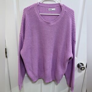 Sonoma Women's Purple Sweater, Size XL